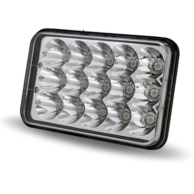 4" x 6" LED Rectangular High Intensity Headlight 1200 Lumens Questions & Answers
