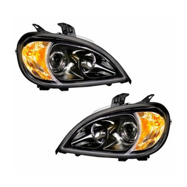 Freightliner Columbia Blacked Out Projection Headlight Pair Questions & Answers