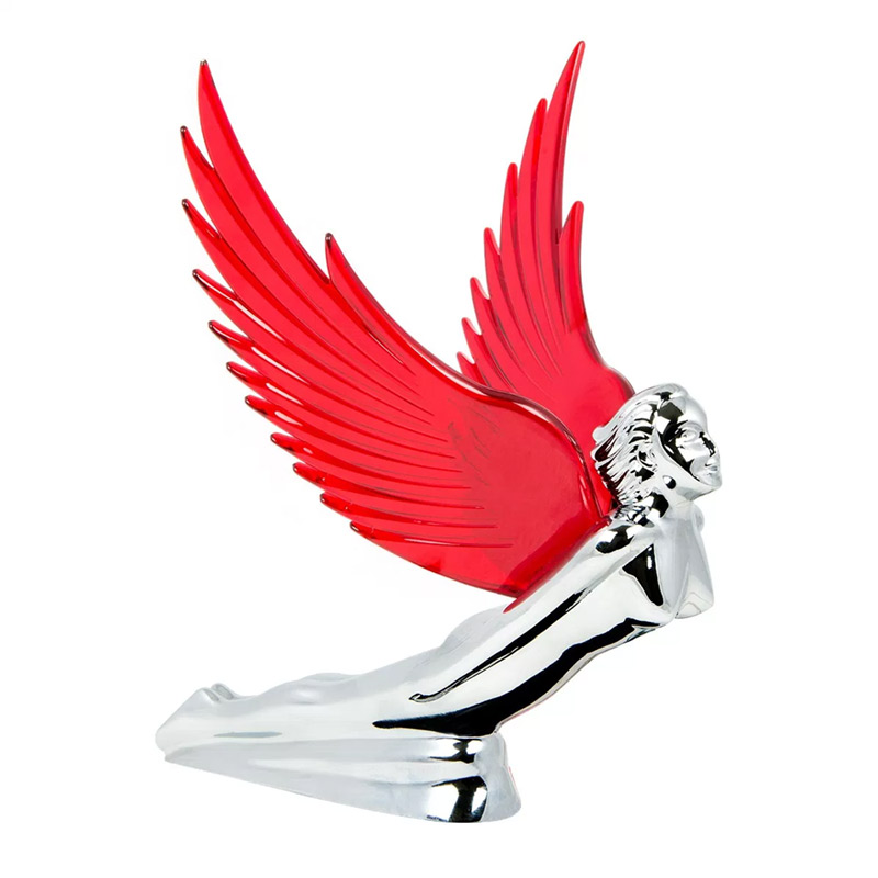 Chrome Flying Goddess Hood Ornament With Illuminated Wings By Grand General Questions & Answers