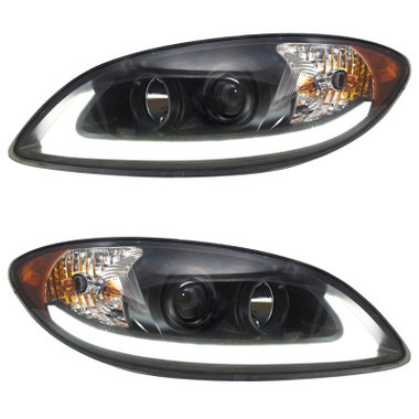 International ProStar Blackout Projector Headlight with LED Light Bar 2008  Questions & Answers